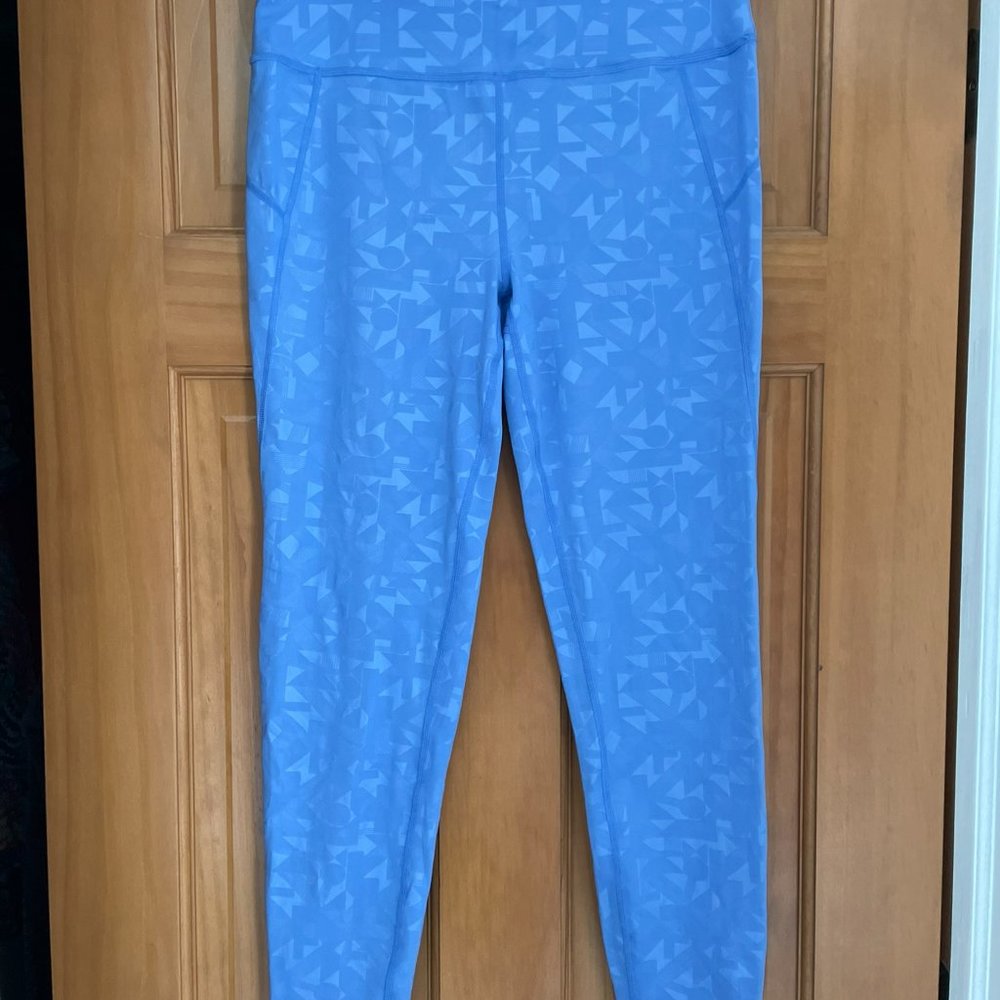 Sweaty Betty 7/8 All Day Emboss Bright Blue NWT Size Medium